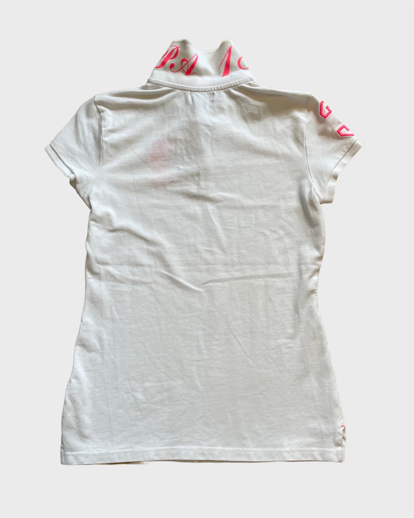 Vintage USPA Poloshirt with Collar Detail