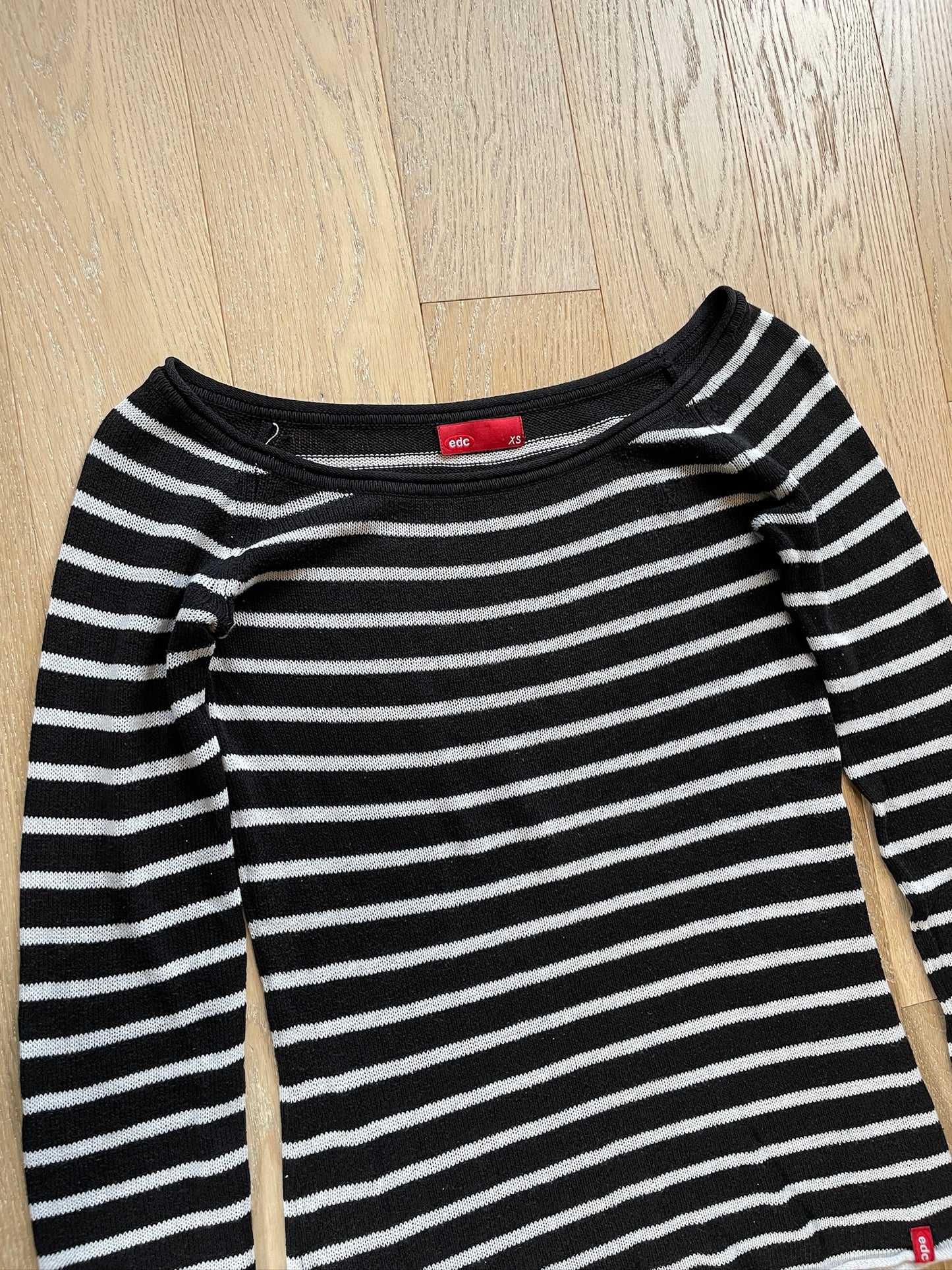 Vintage Striped Knit Sweater