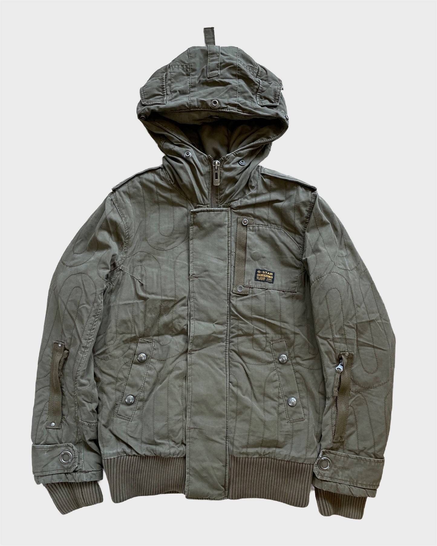 Vintage G-Star RAW Military Fur Jacket