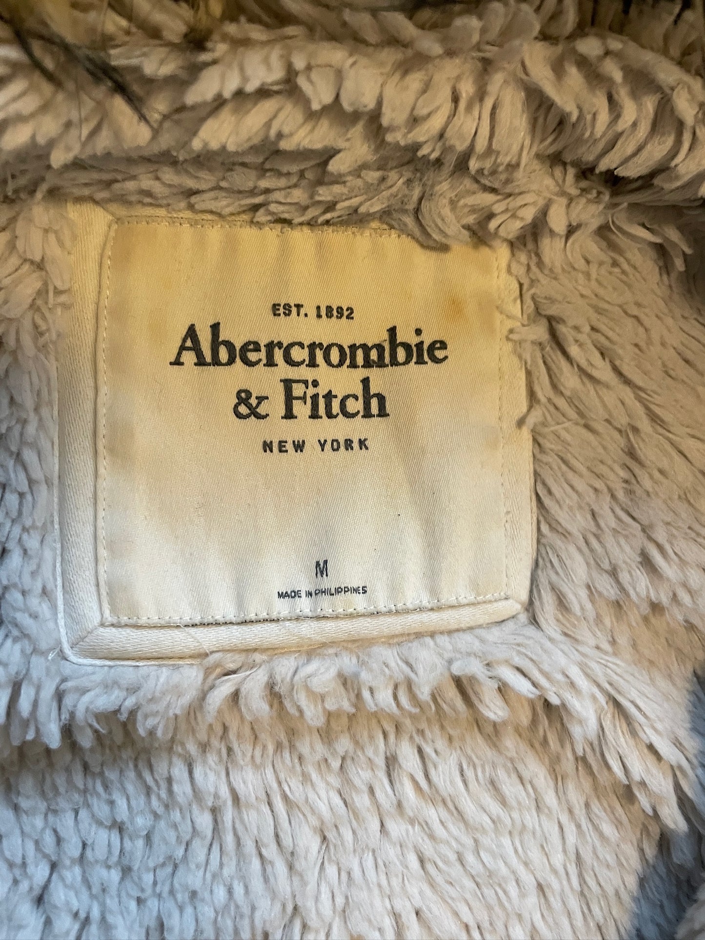 Vintage Abercrombie & Fitch Fur Zip Hoodie