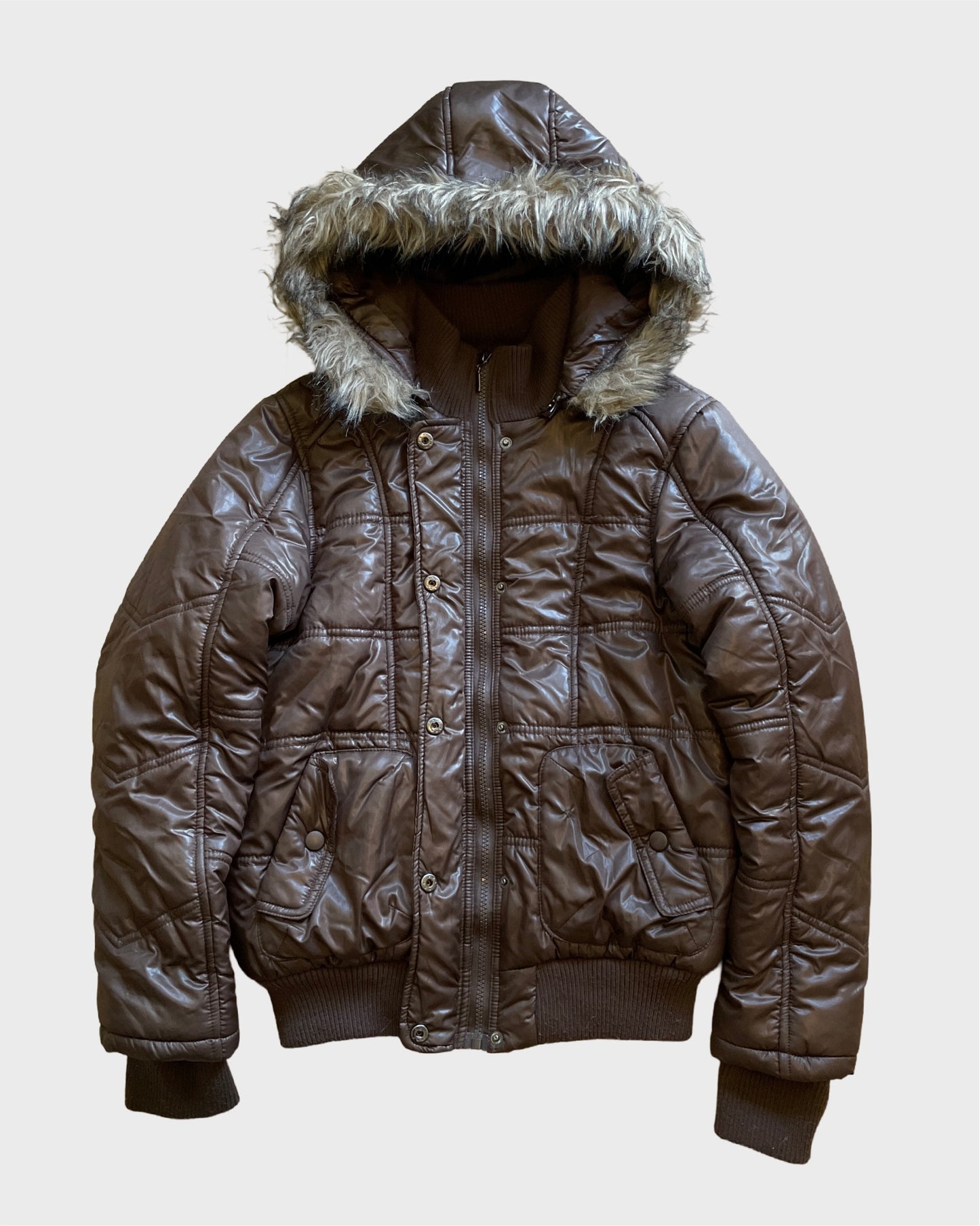 Vintage Fur Puffer Jacket