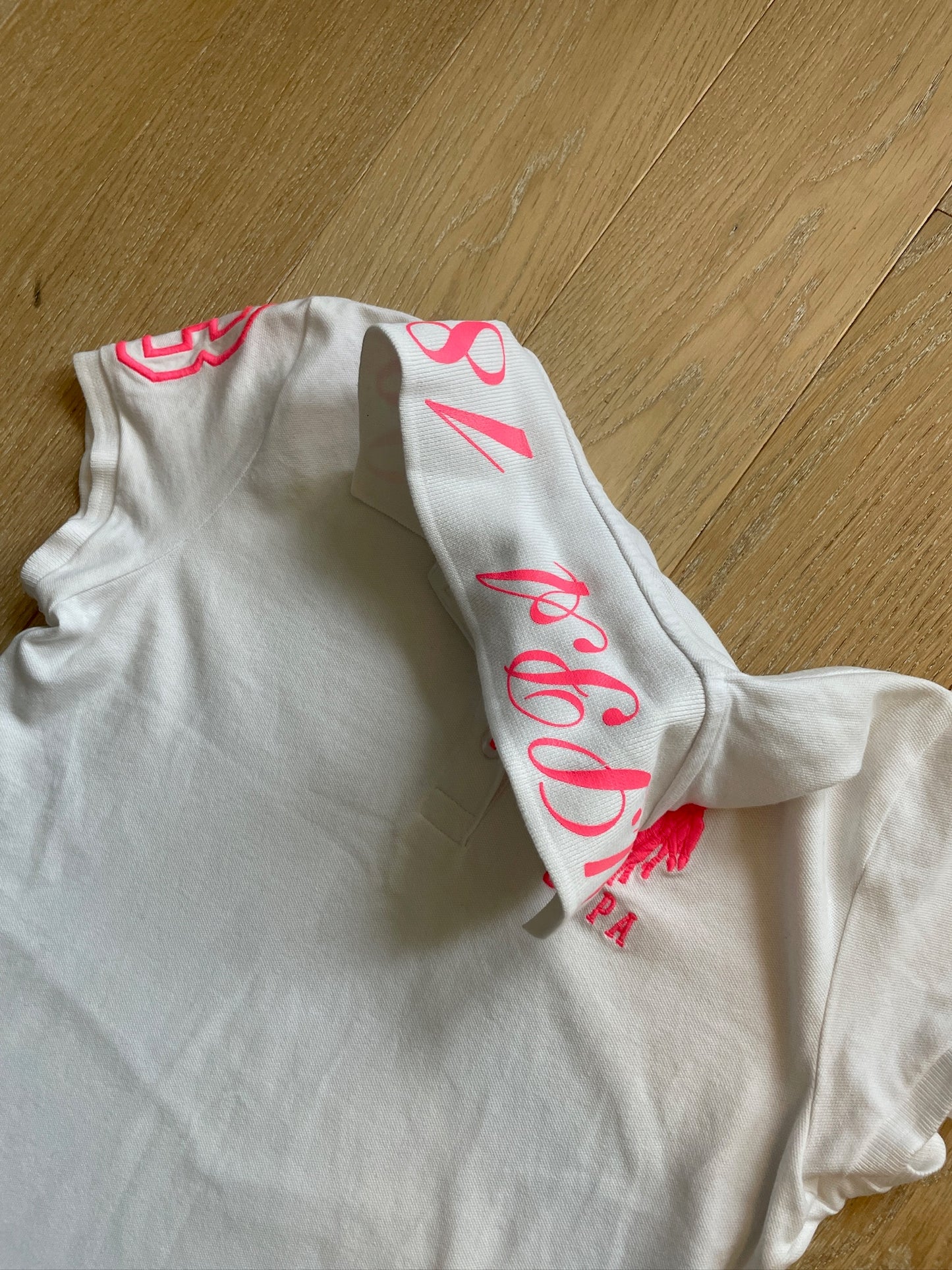 Vintage USPA Poloshirt with Collar Detail