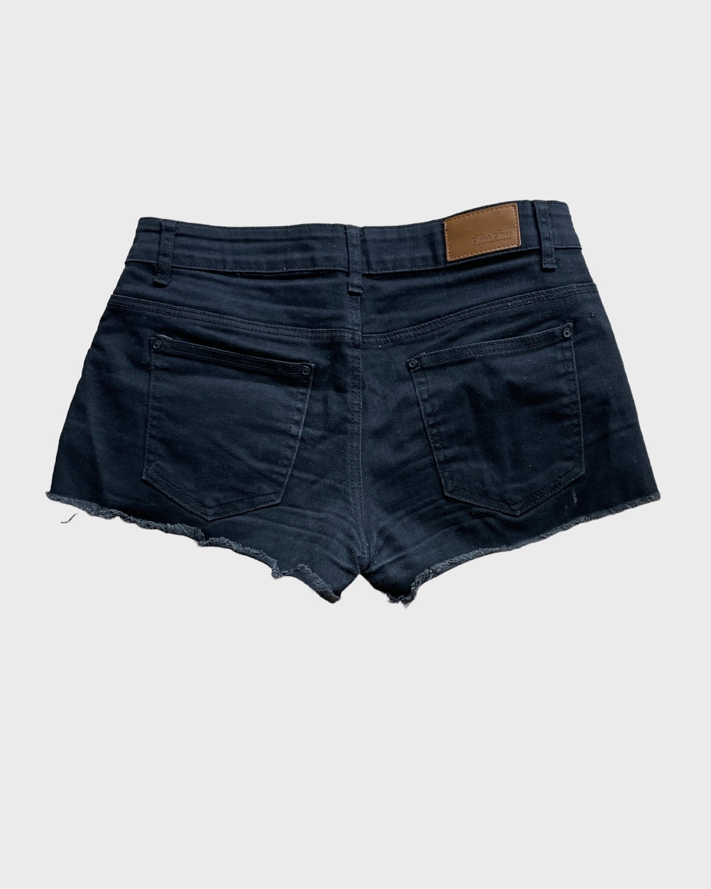 Vintage Studded Jeans Shorts