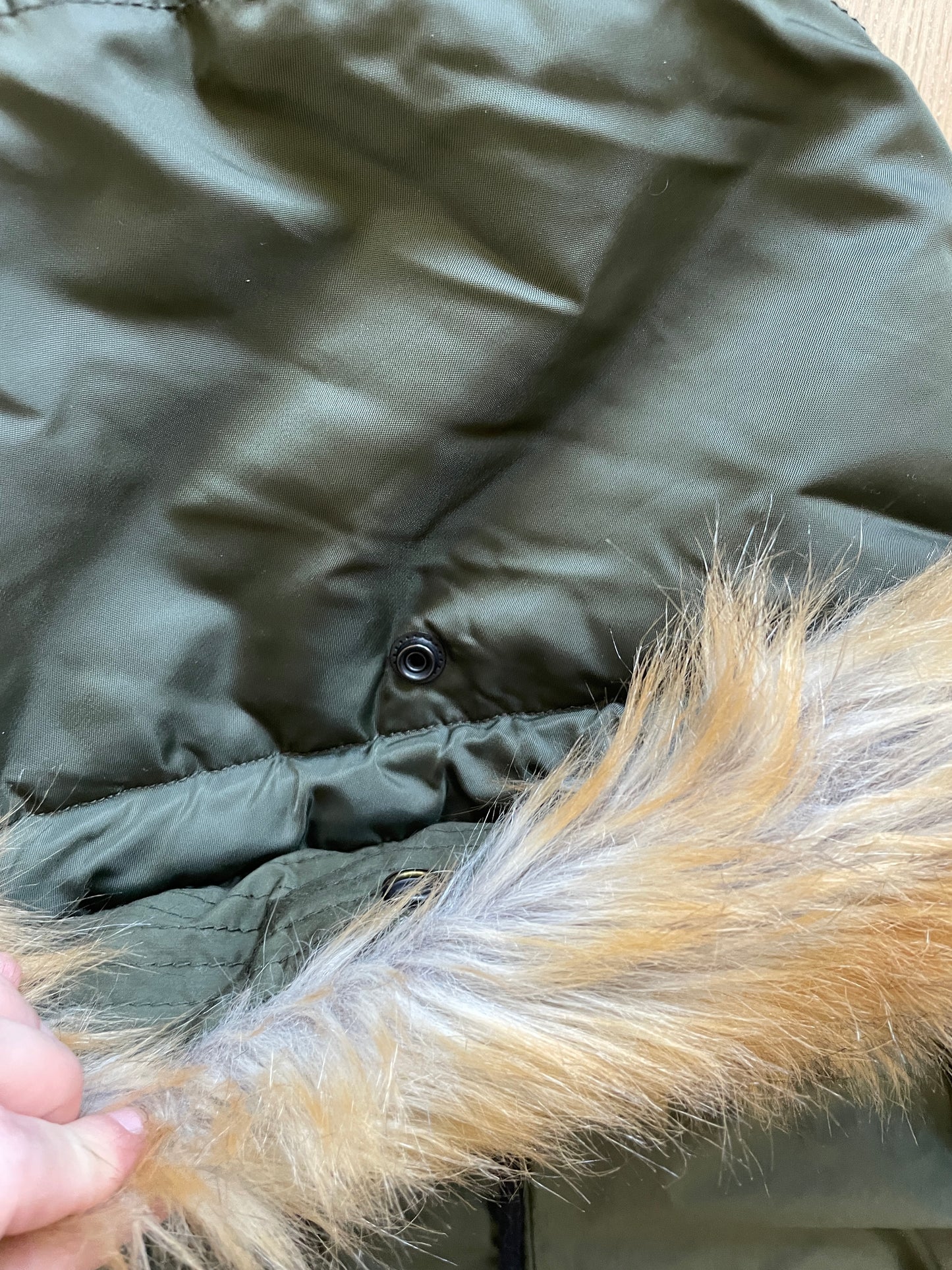 Vintage Diesel Military Fur Jacket