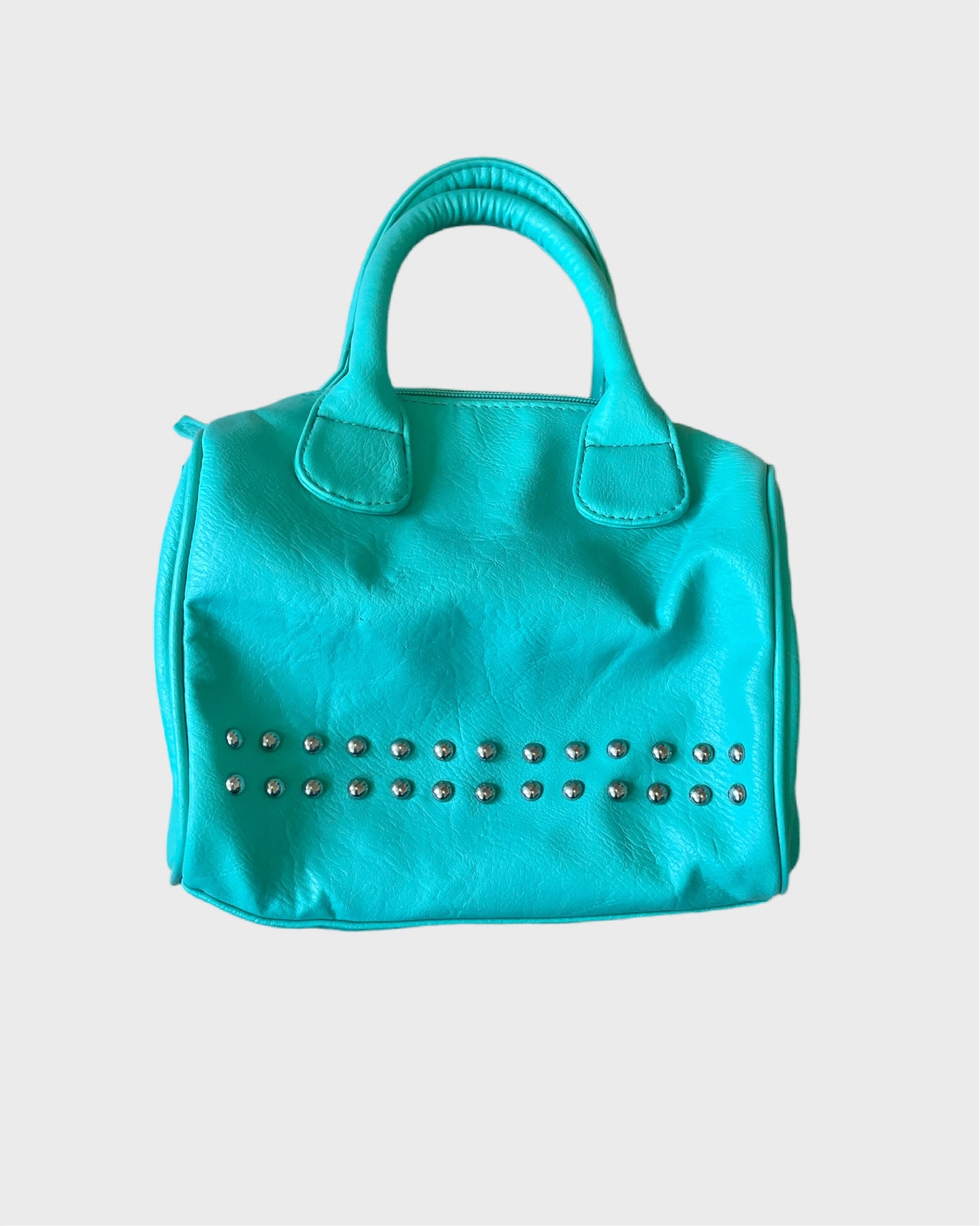 Vintage Teal Studded Bag