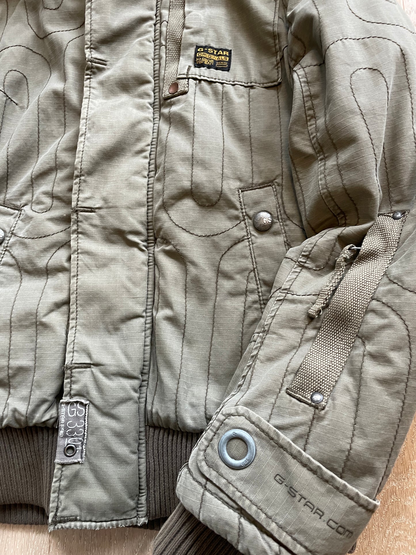 Vintage G-Star RAW Military Fur Winter Jacket