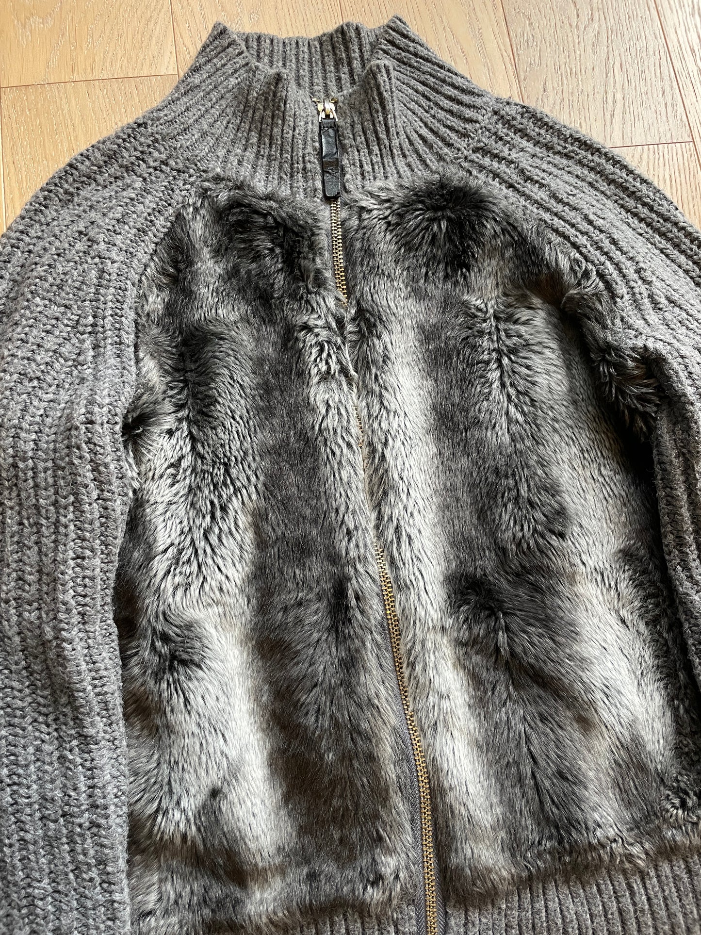 Vintage Fur Knit Jacket