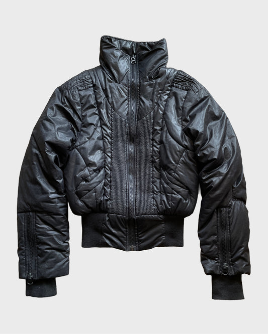 Vintage Cropped Puffer Jacket