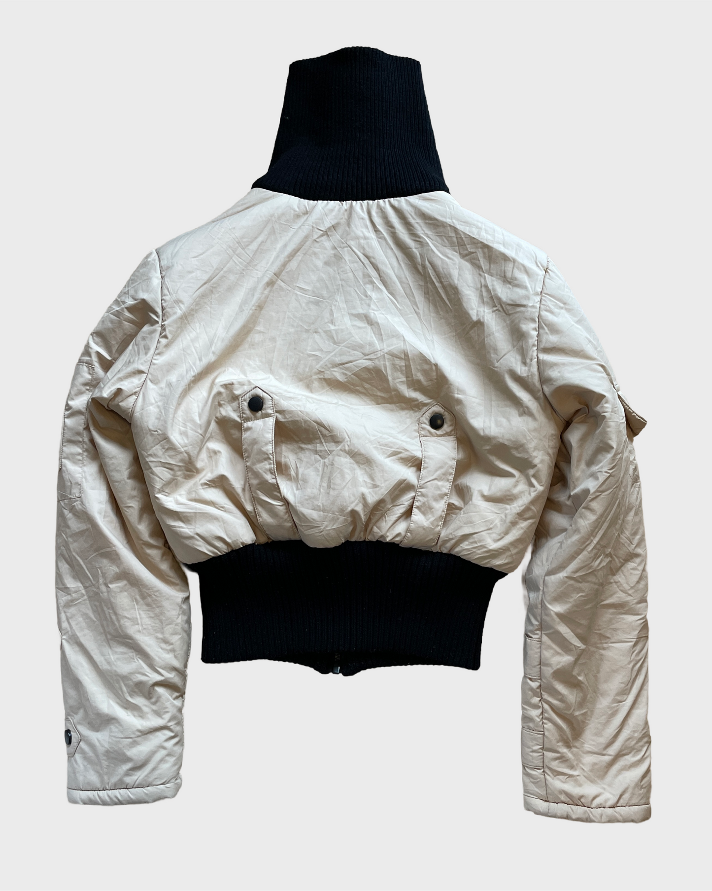 Vintage Cropped Puffer Jacket