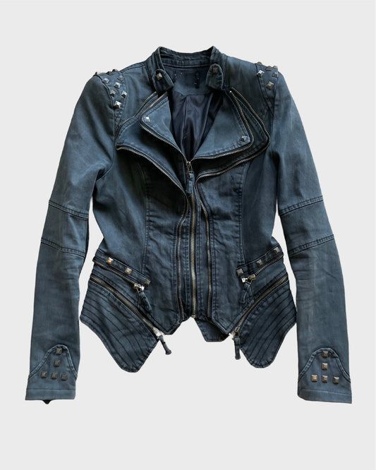 Vintage Studded Biker Jacket