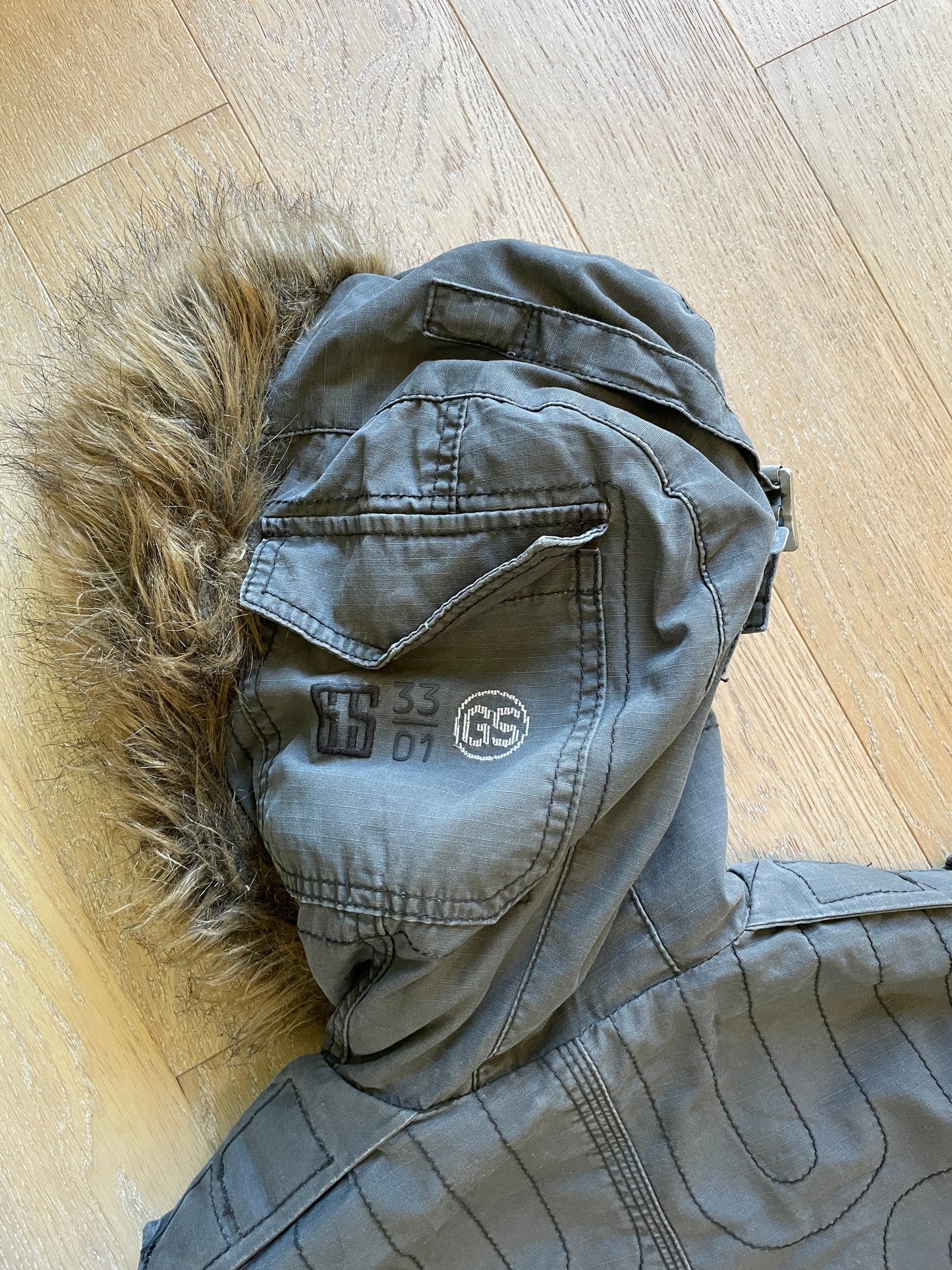 Vintage Military G-Star RAW Fur Jacket