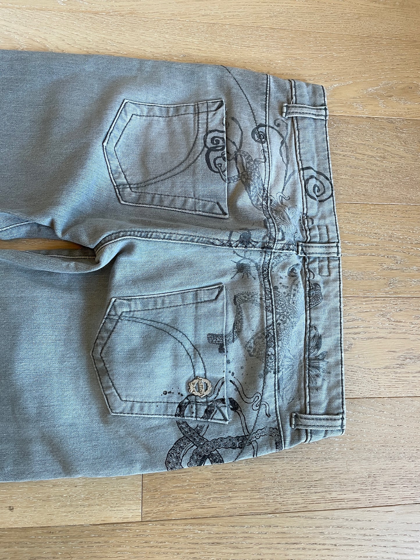 Vintage Killah Tattoo Denim Jeans