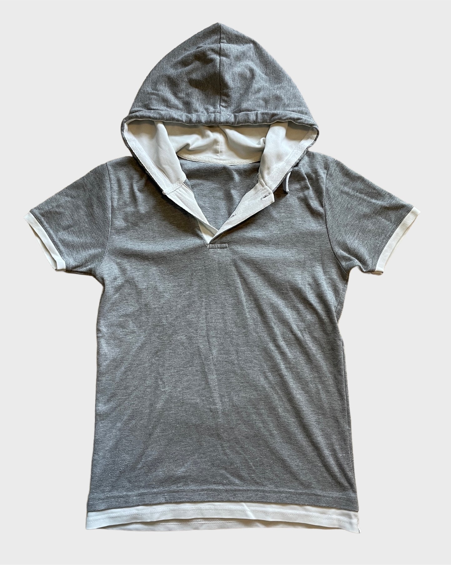 Vintage Short Sleeve Hoodie