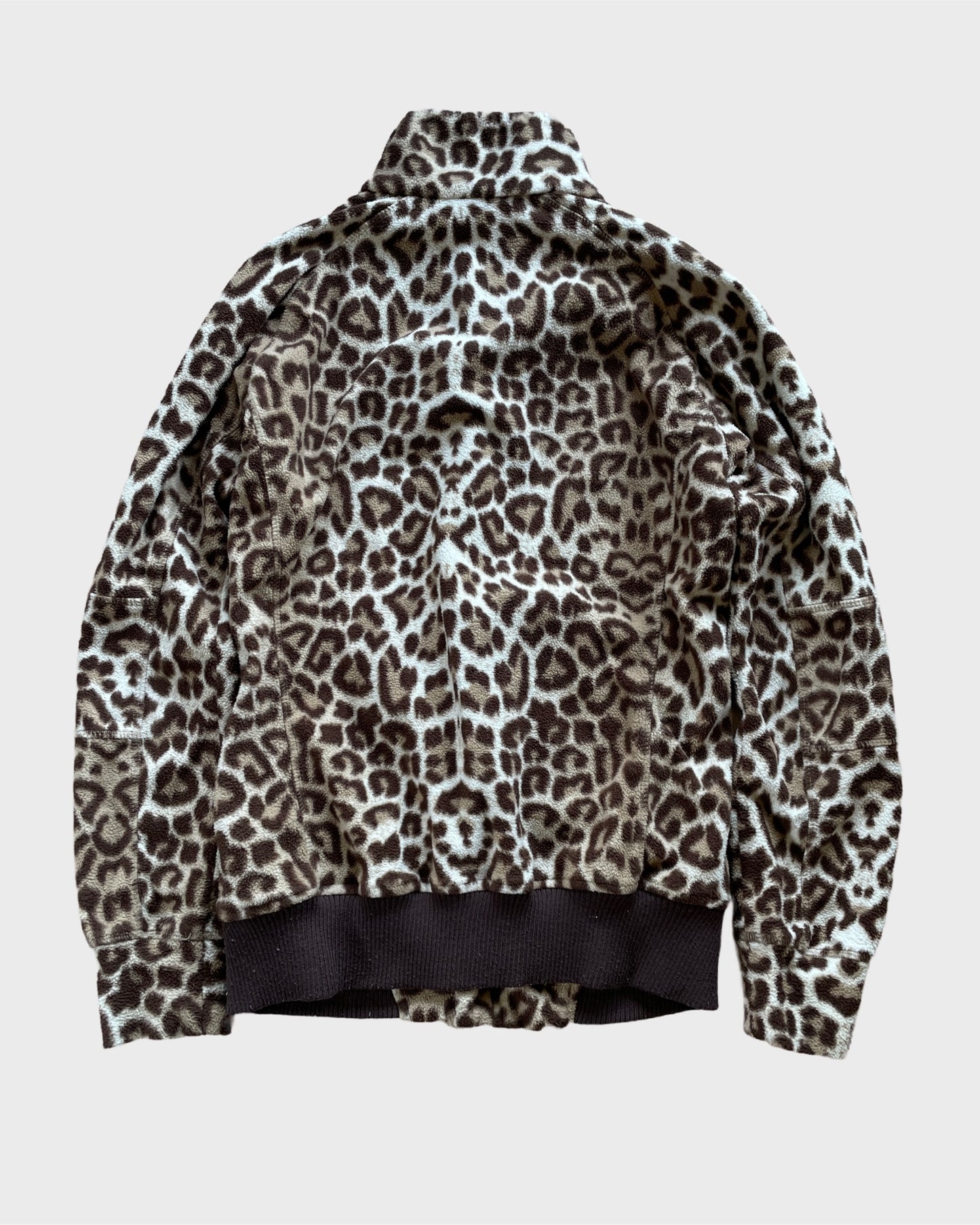 Vintage Leopard Fleece Jacket