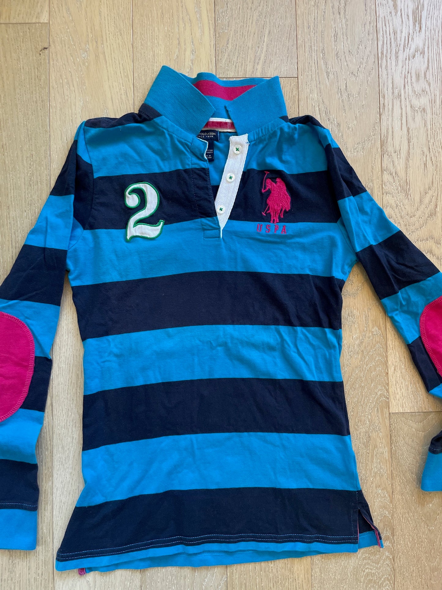 Vintage USPA Longsleeve Poloshirt