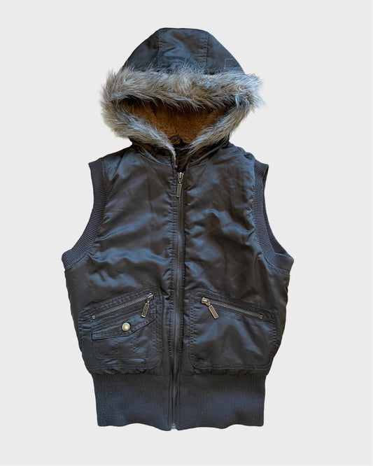 Vintage Military Fur Vest