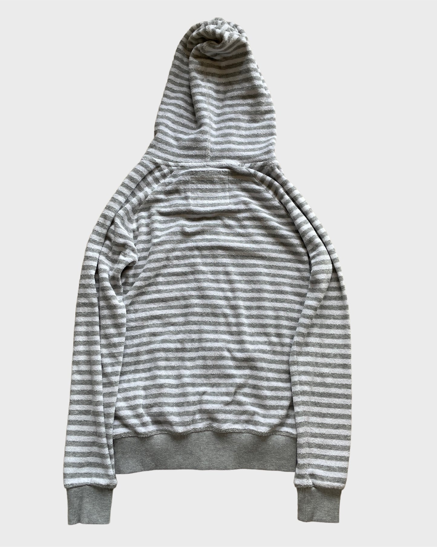 Vintage Superdry Glitter Striped Hoodie