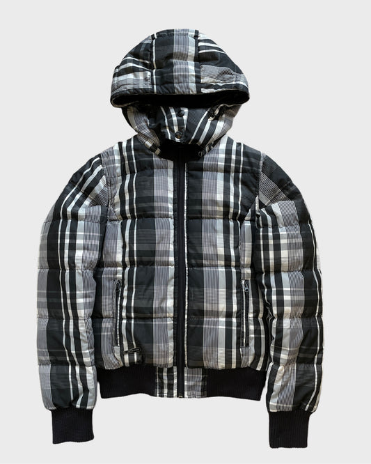 Vintage Plaid Puffer Jacket