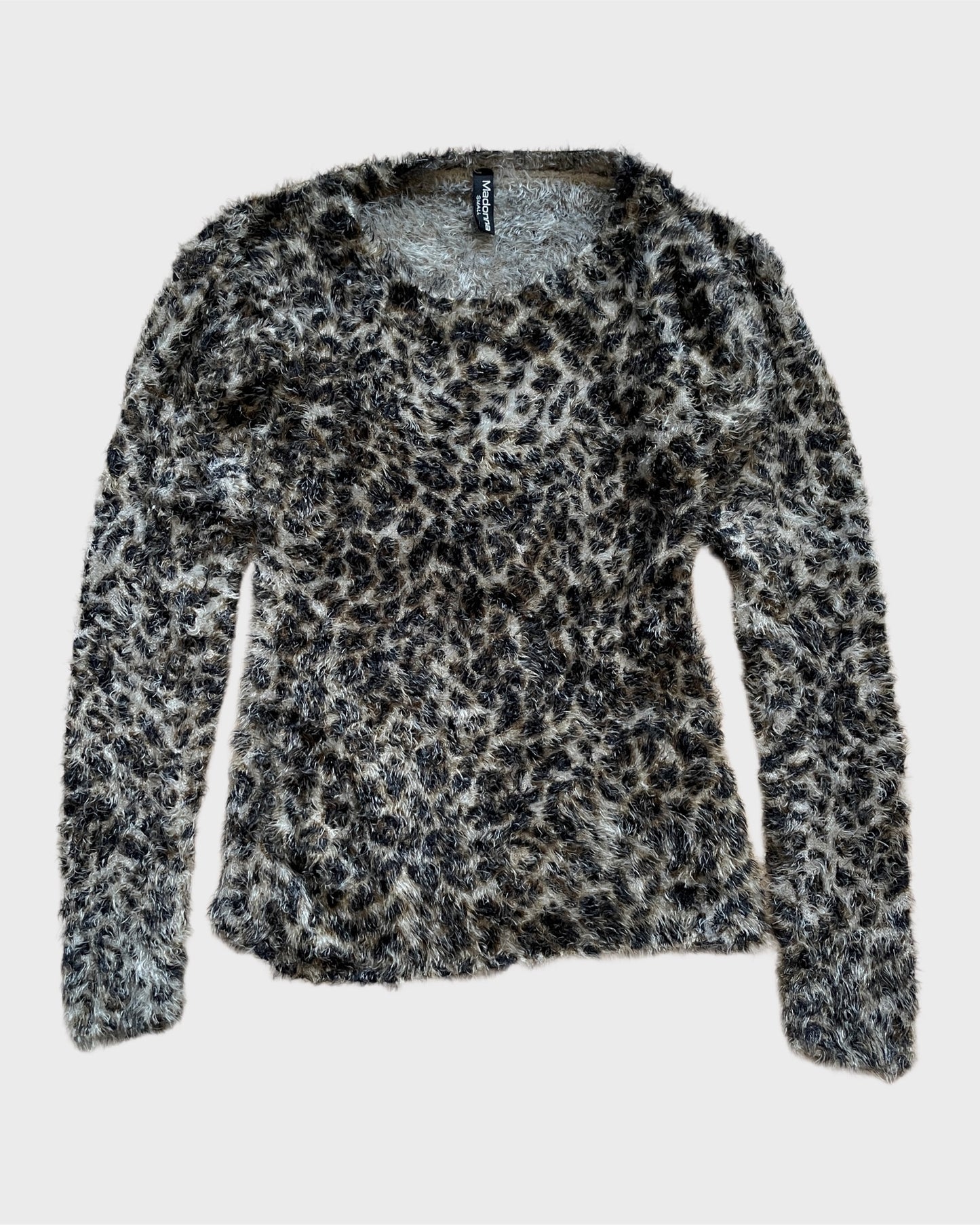 Vintage Leopard Mohair Sweater
