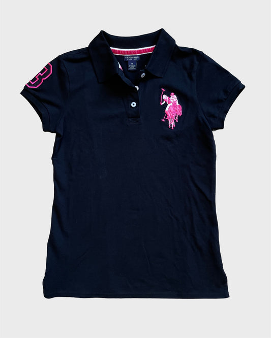 Vintage Pink Detail Poloshirt