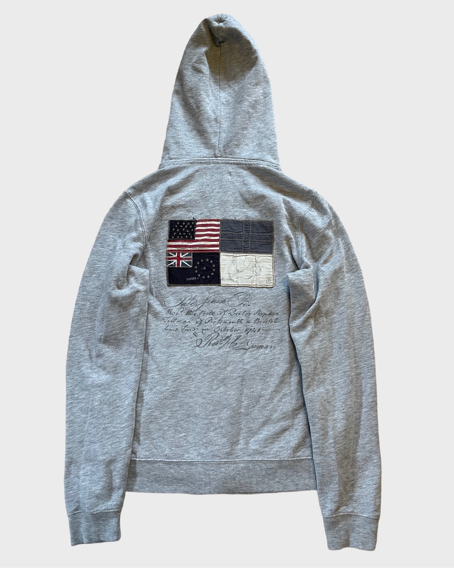 Vintage Ralph Lauren Flag Zip Hoodie