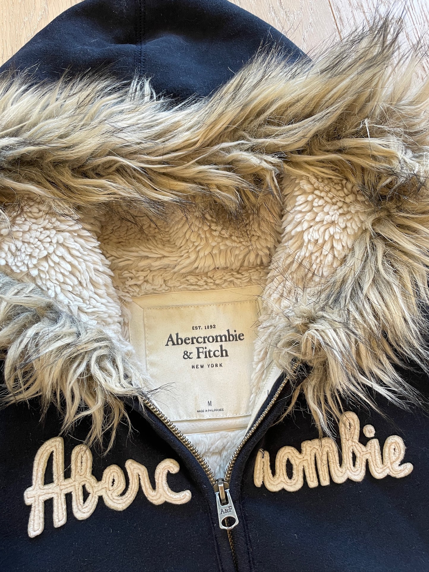 Vintage Abercrombie & Fitch Zip Hoodie