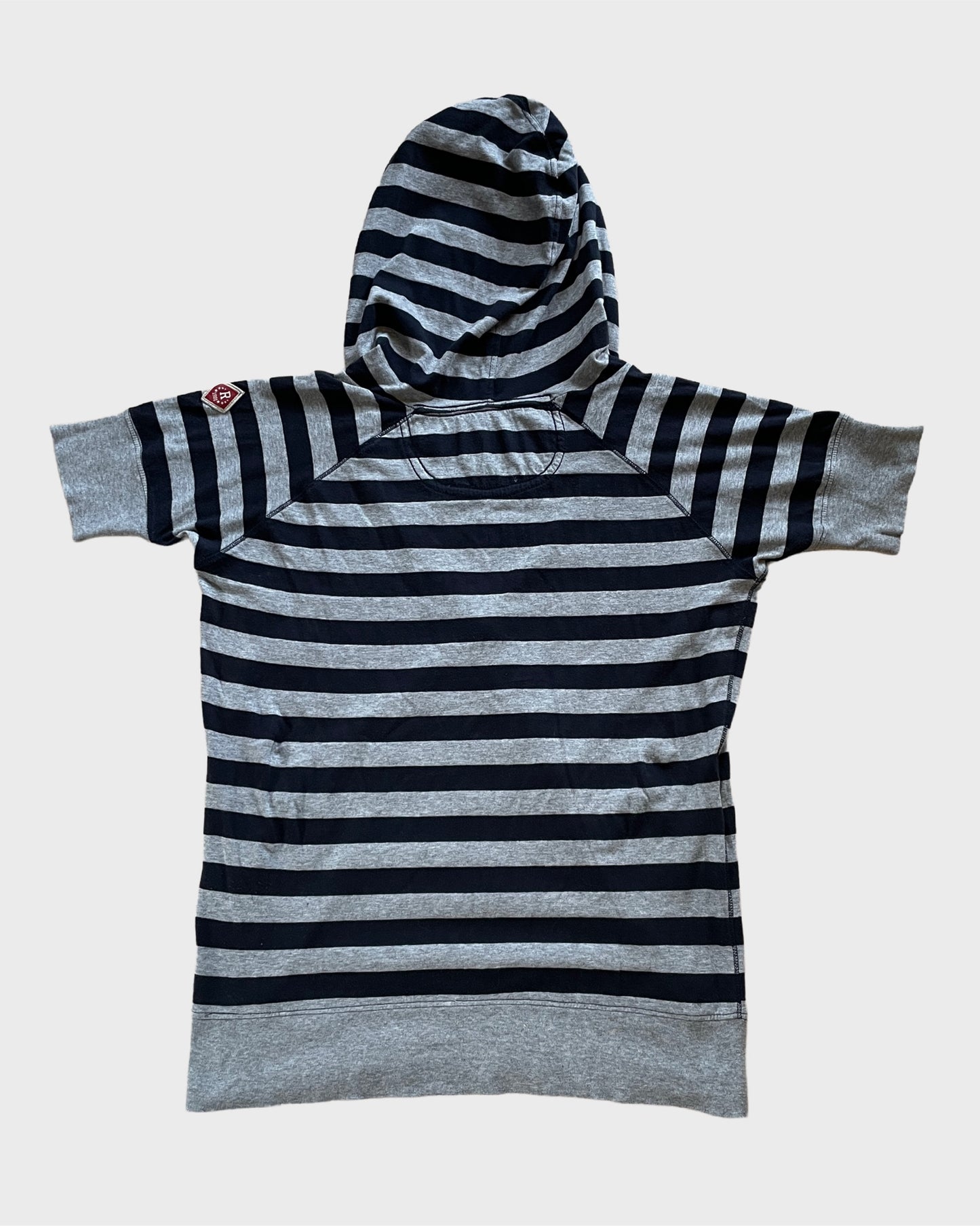 Vintage Replay Striped Shortsleeve Hoodie