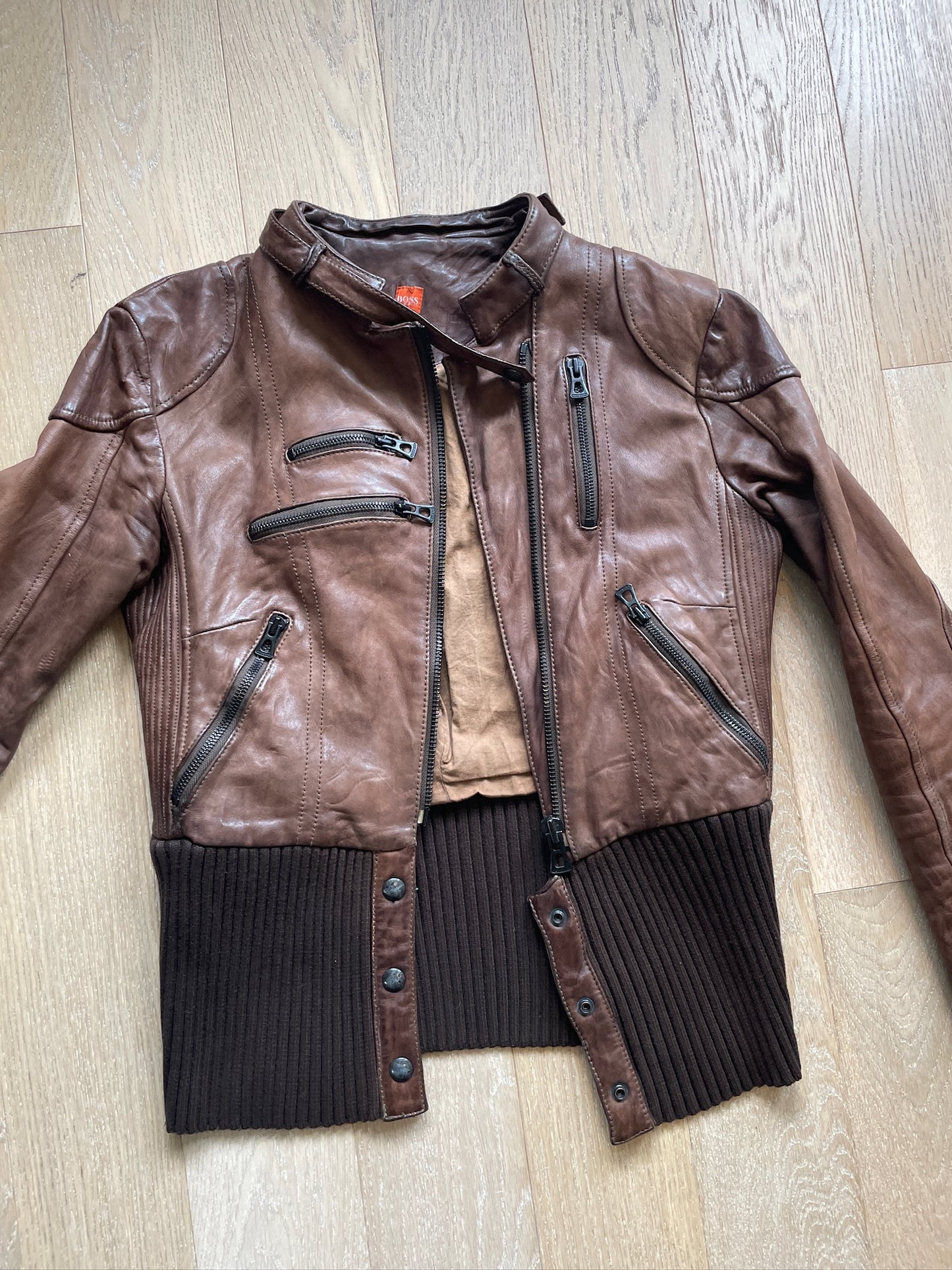 Vintage Boss Leather Jacket