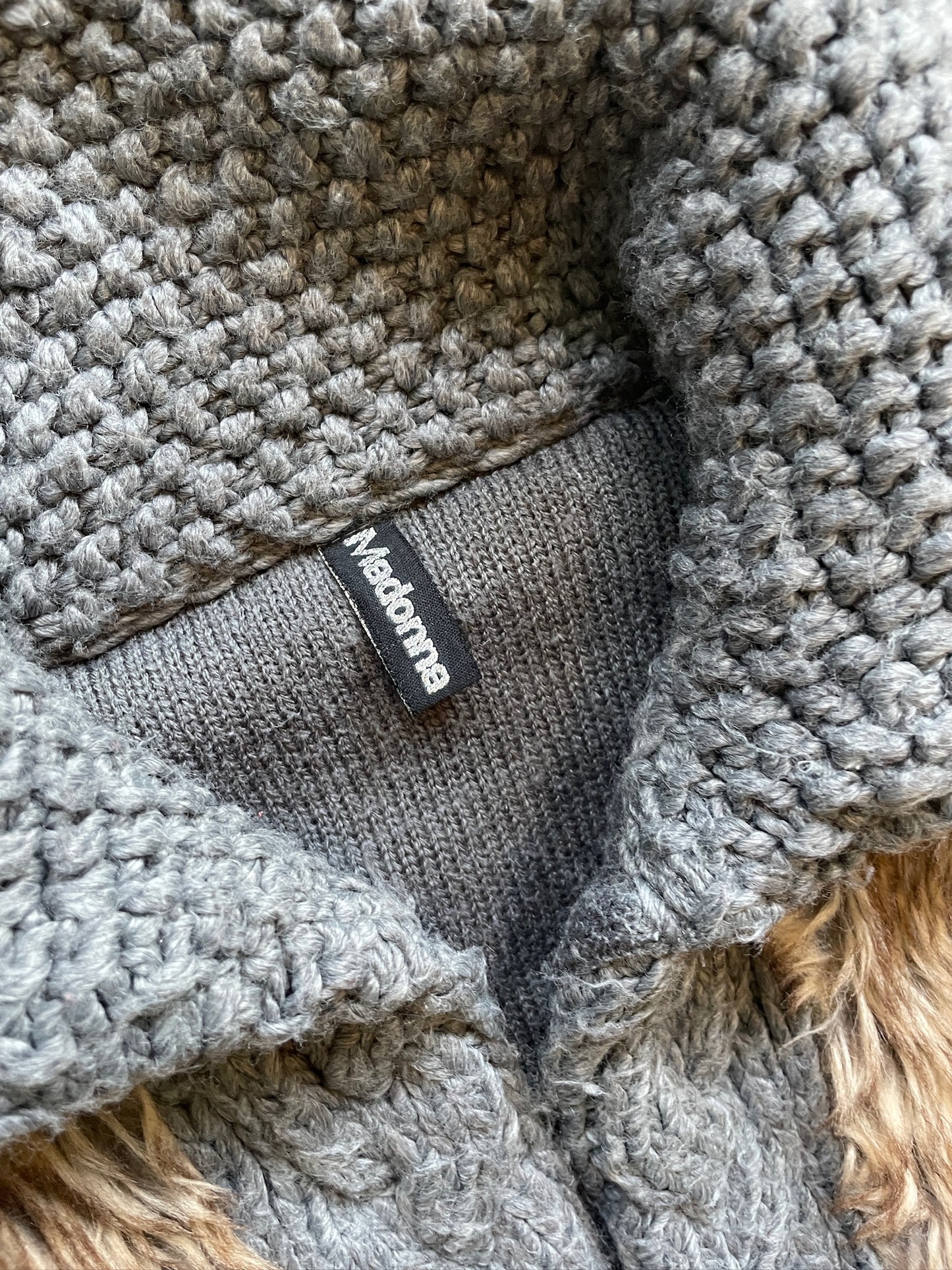 Vintage Fur Knit Vest