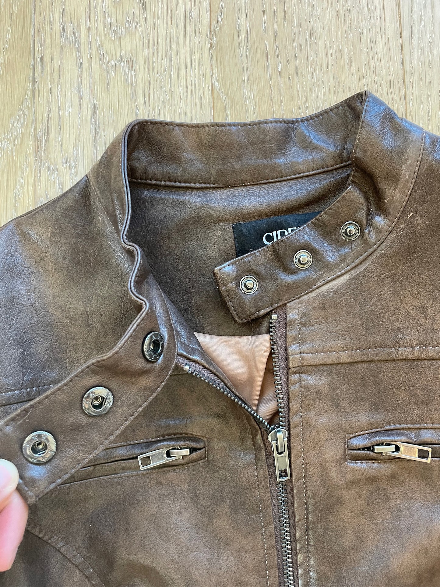 Vintage Leather Racing Jacket