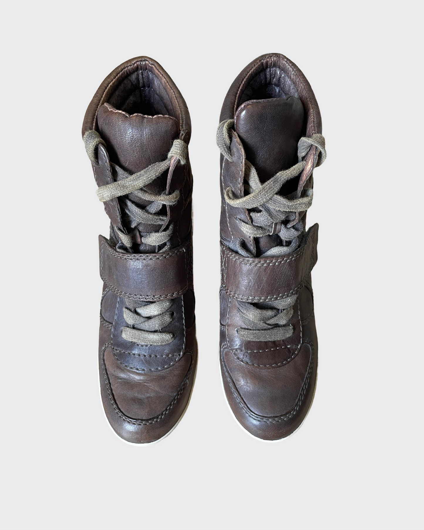 Vintage Leather ASH Heel Sneaker