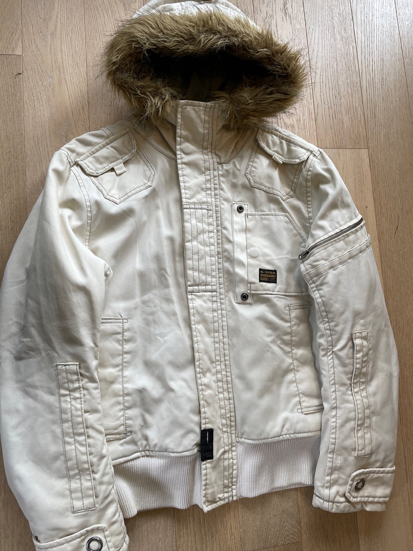 Vintage G-Star RAW Fur Military Jacket