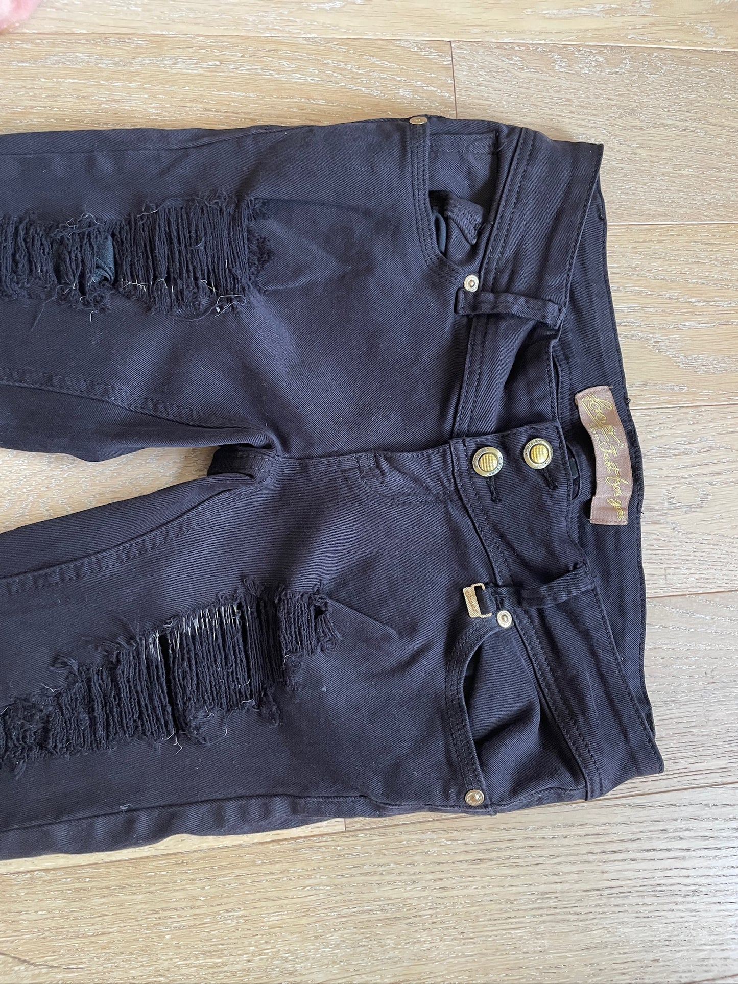 Vintage Skinny Ripped Jeans