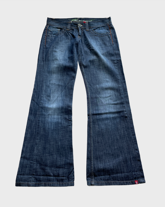 Vintage Flared Denim Jeans
