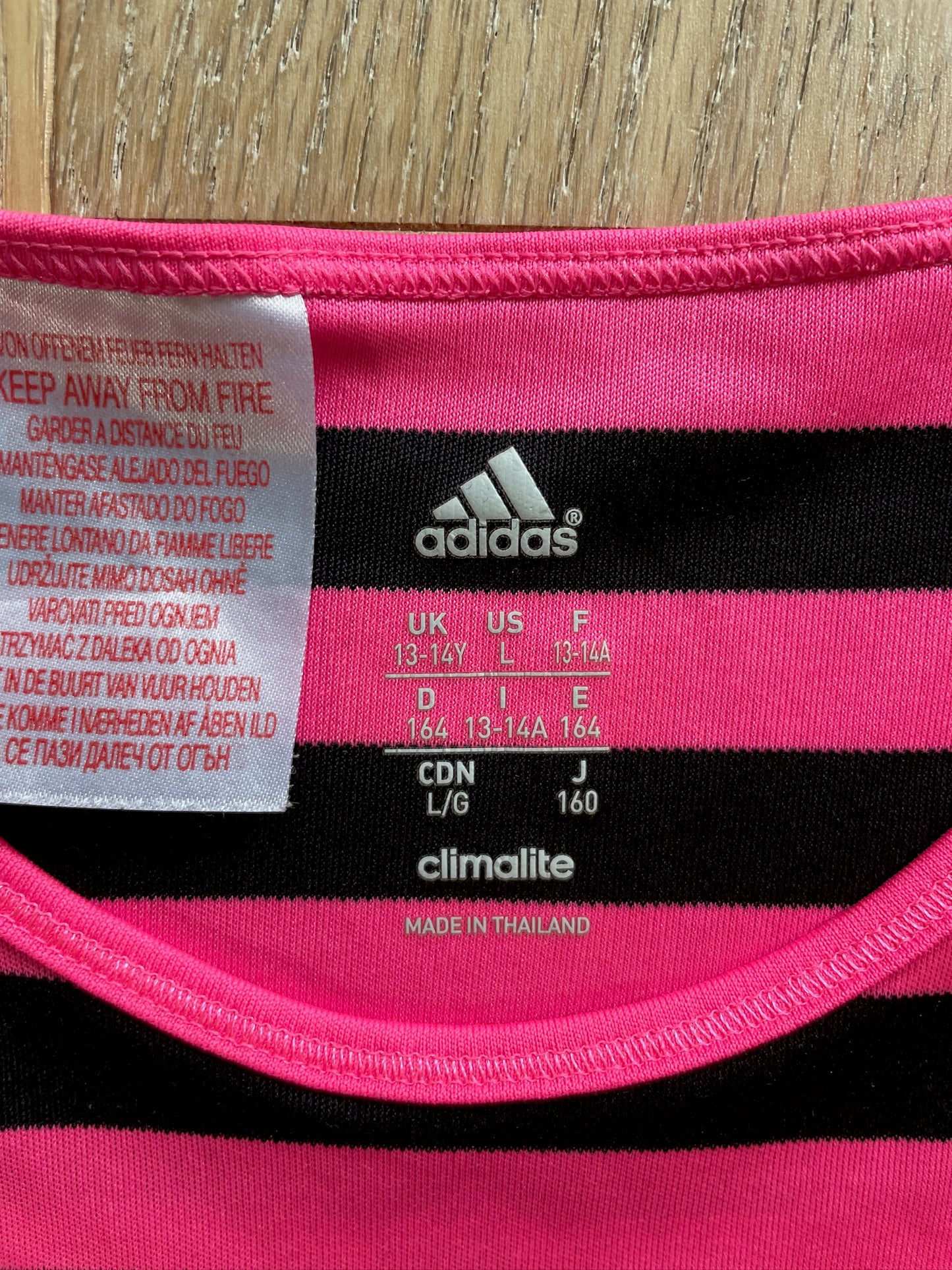 Vintage Striped Adidas T-Shirt