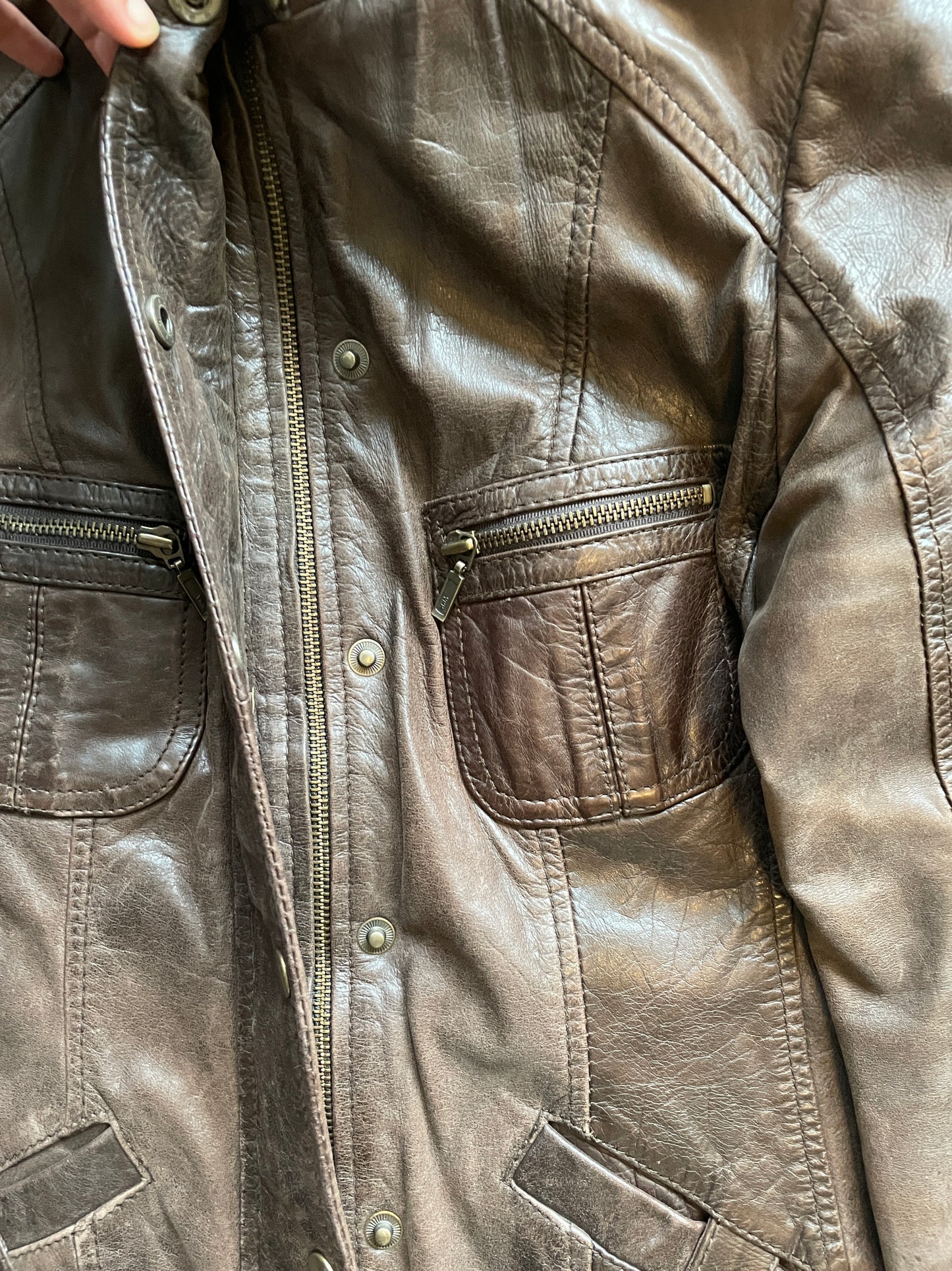 Vintage Faux Leather Jacket