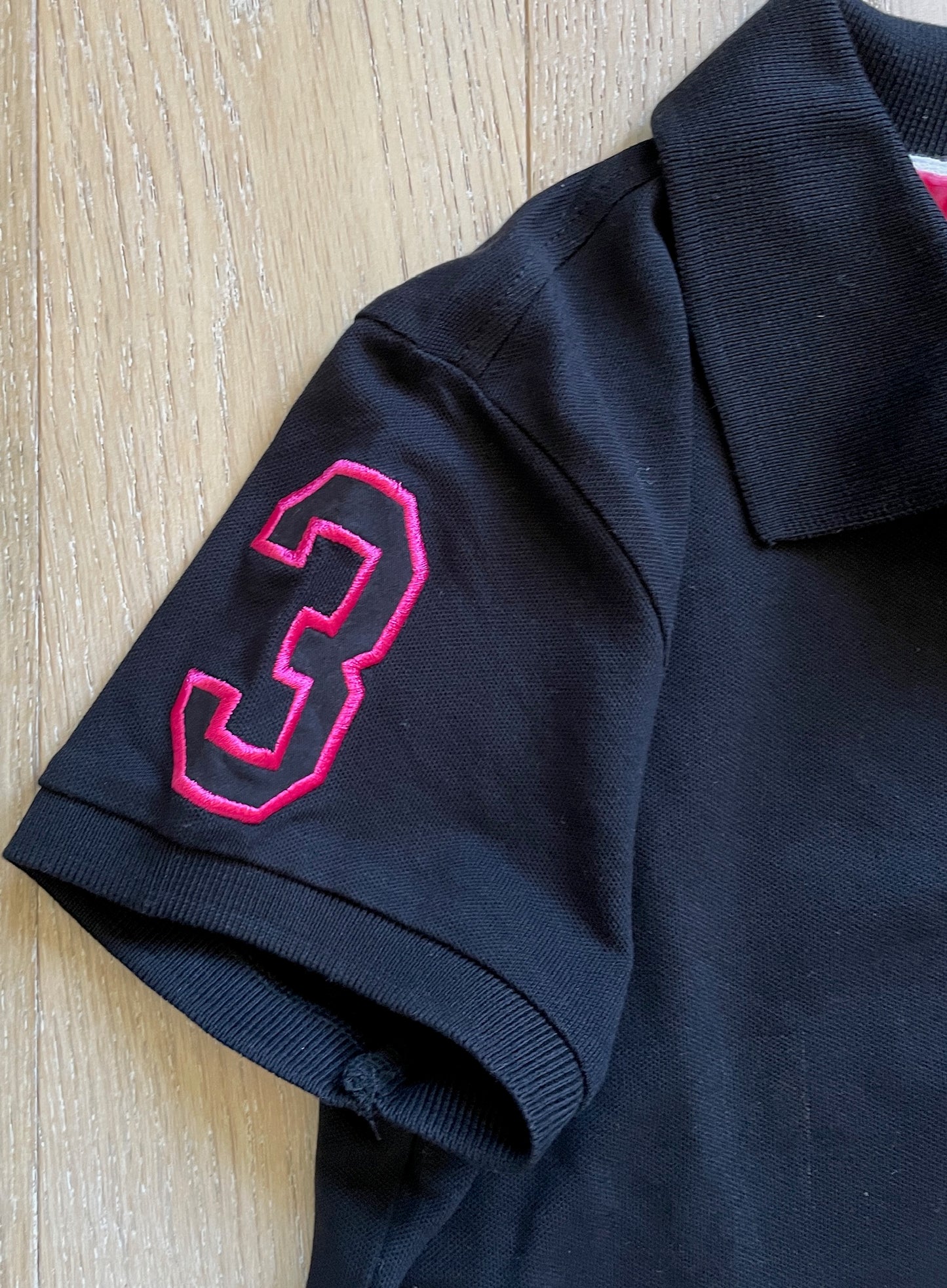 Vintage Pink Detail Poloshirt