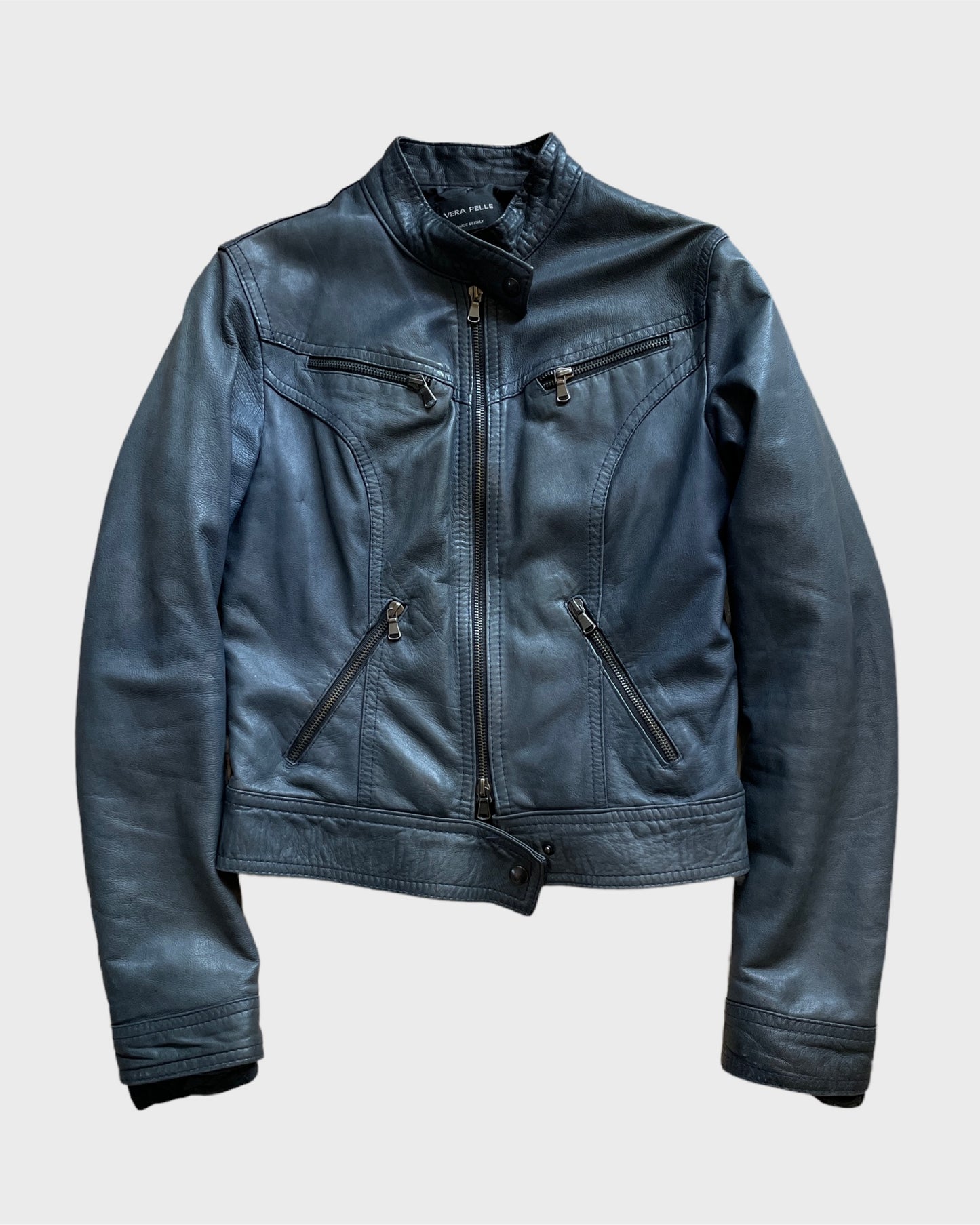 Vintage Racer Leather Jacket