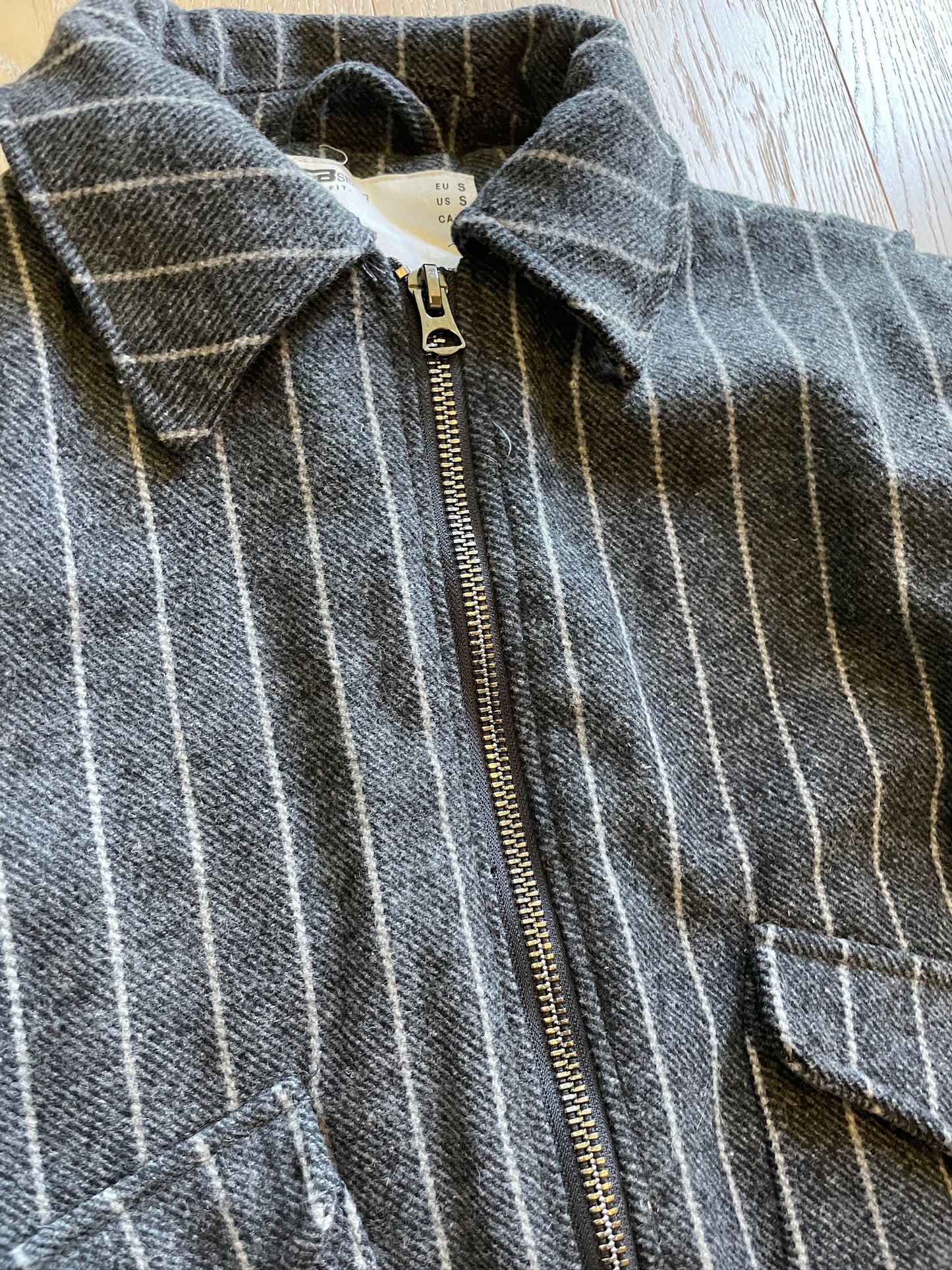 Vintage Striped Wool Jacket