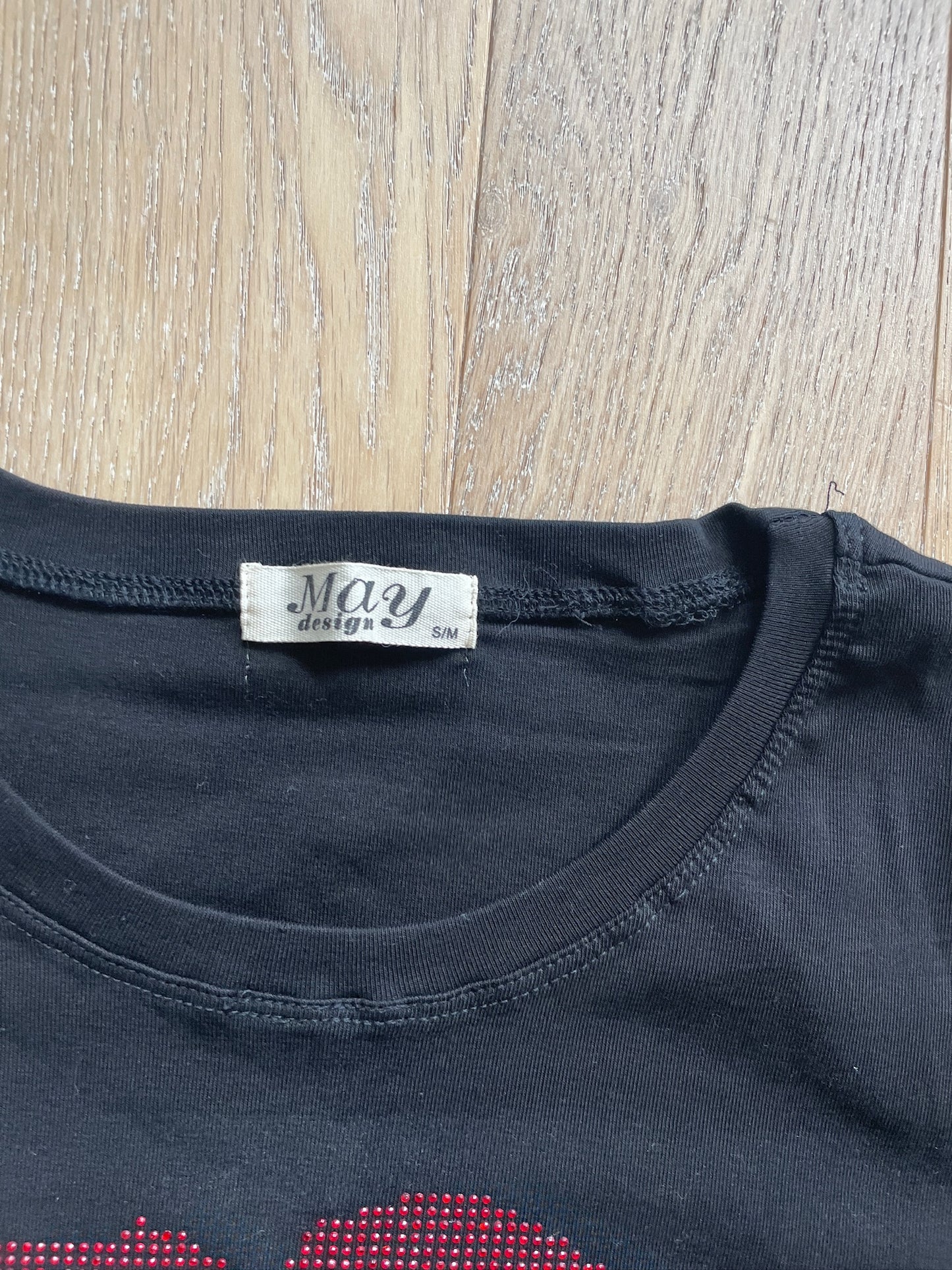 Vintage Studded Kiss Shirt