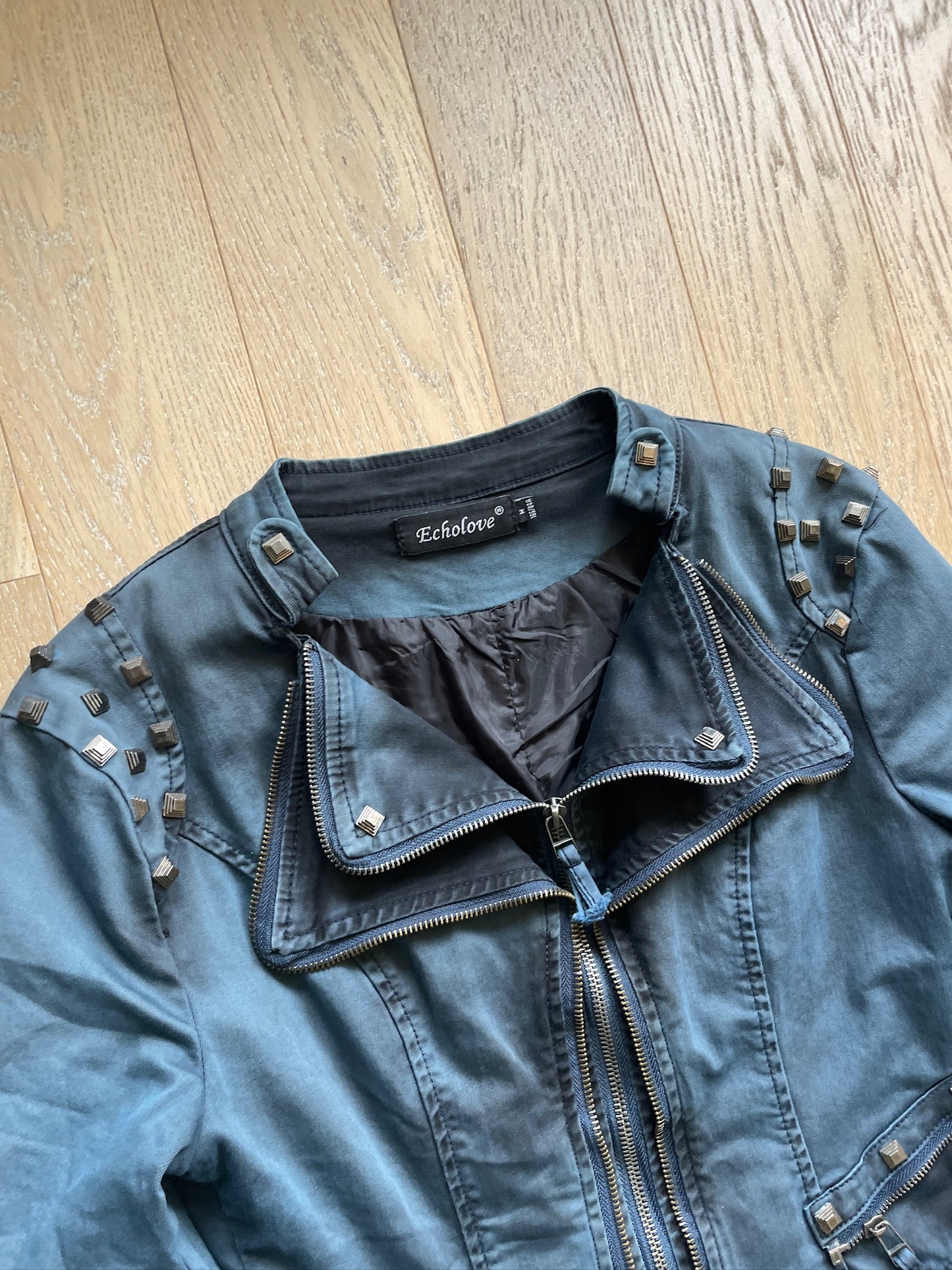 Vintage Studded Biker Jacket