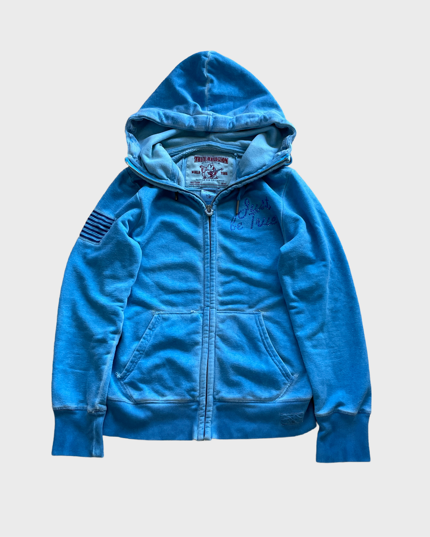 Vintage True Religion Zip Hoodie