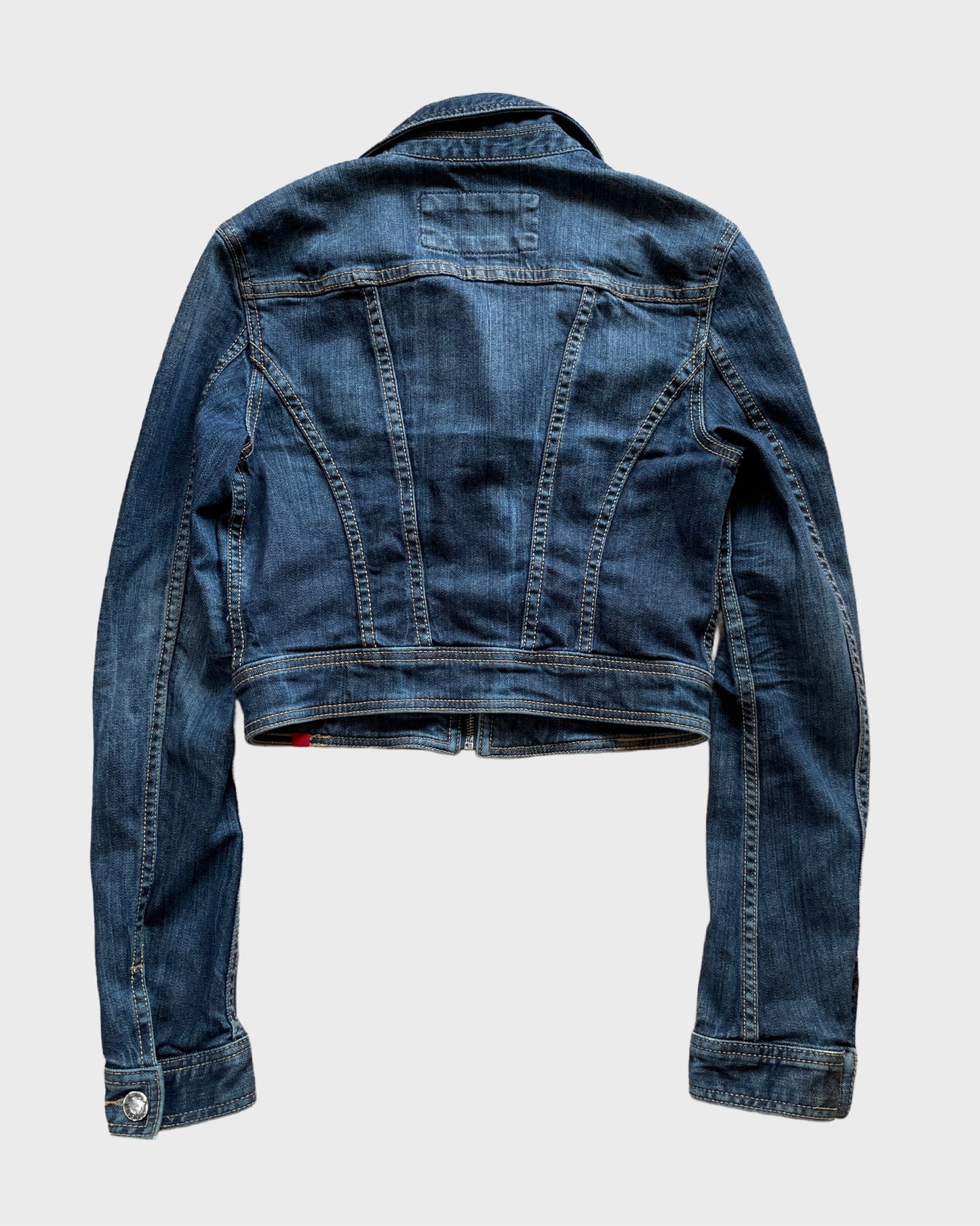 Vintage Cropped Jeansjacket