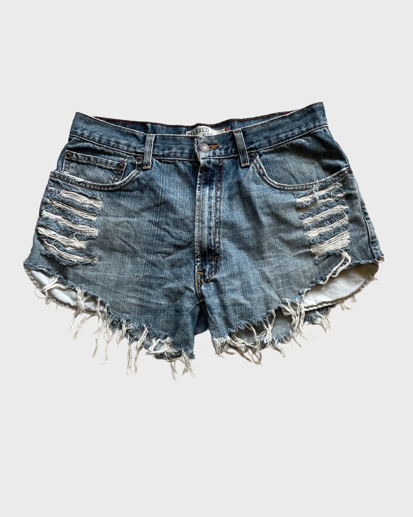 Vintage Levi’s Ripped Denim Shorts