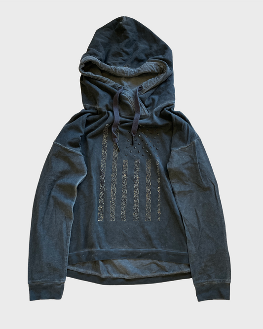 Vintage True Religion USA Studded Hoodie