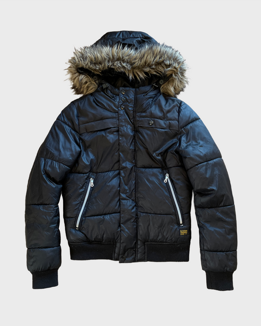 Vintage G-Star RAW Fur Puffer Jacket