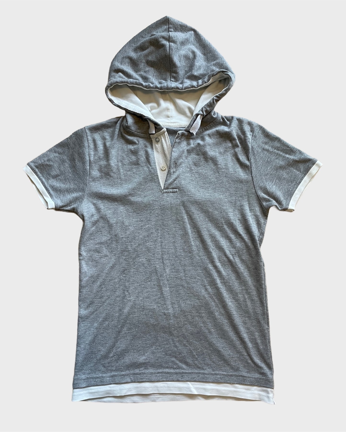 Vintage Short Sleeve Hoodie