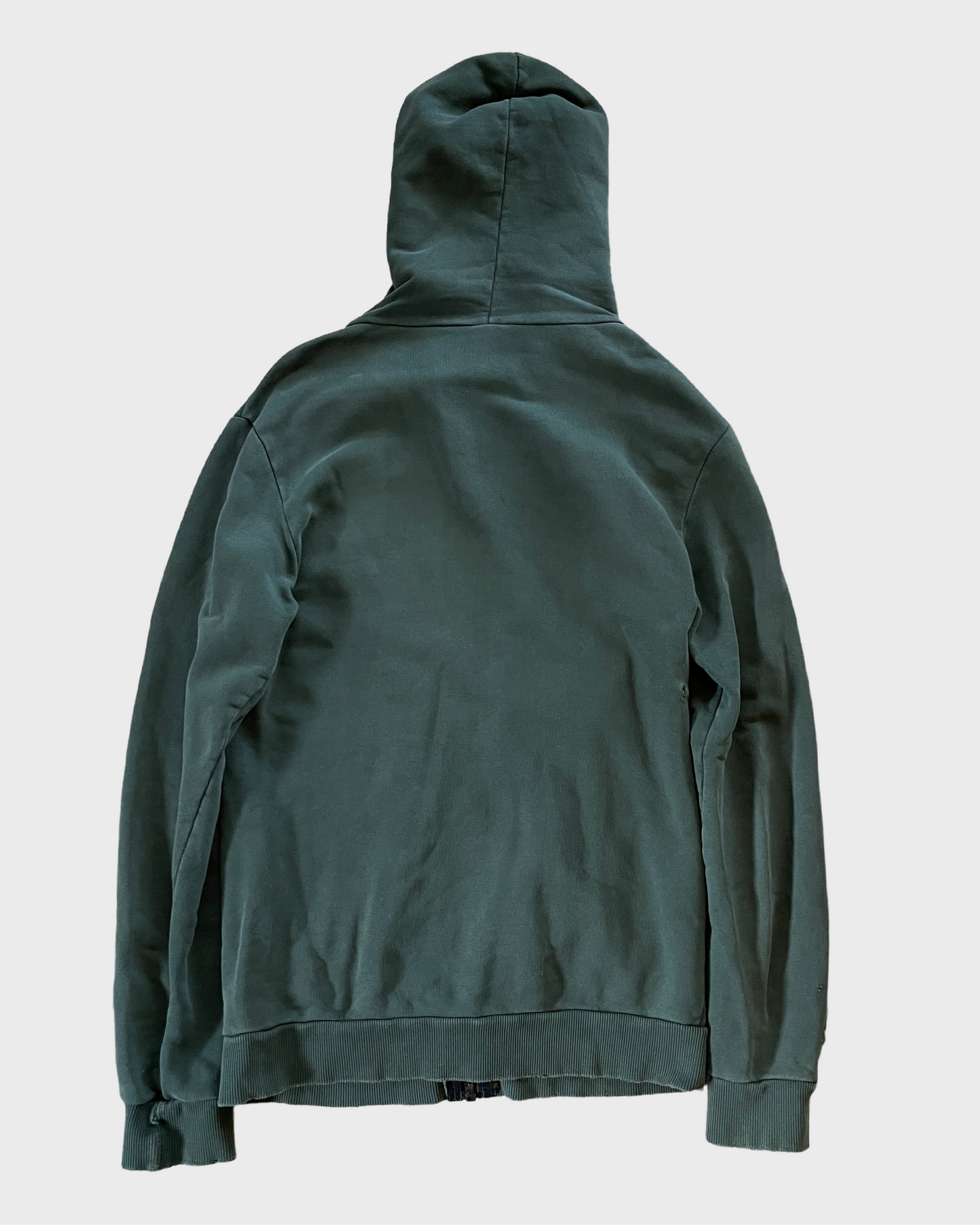 Vintage Distressed Zip Hoodie