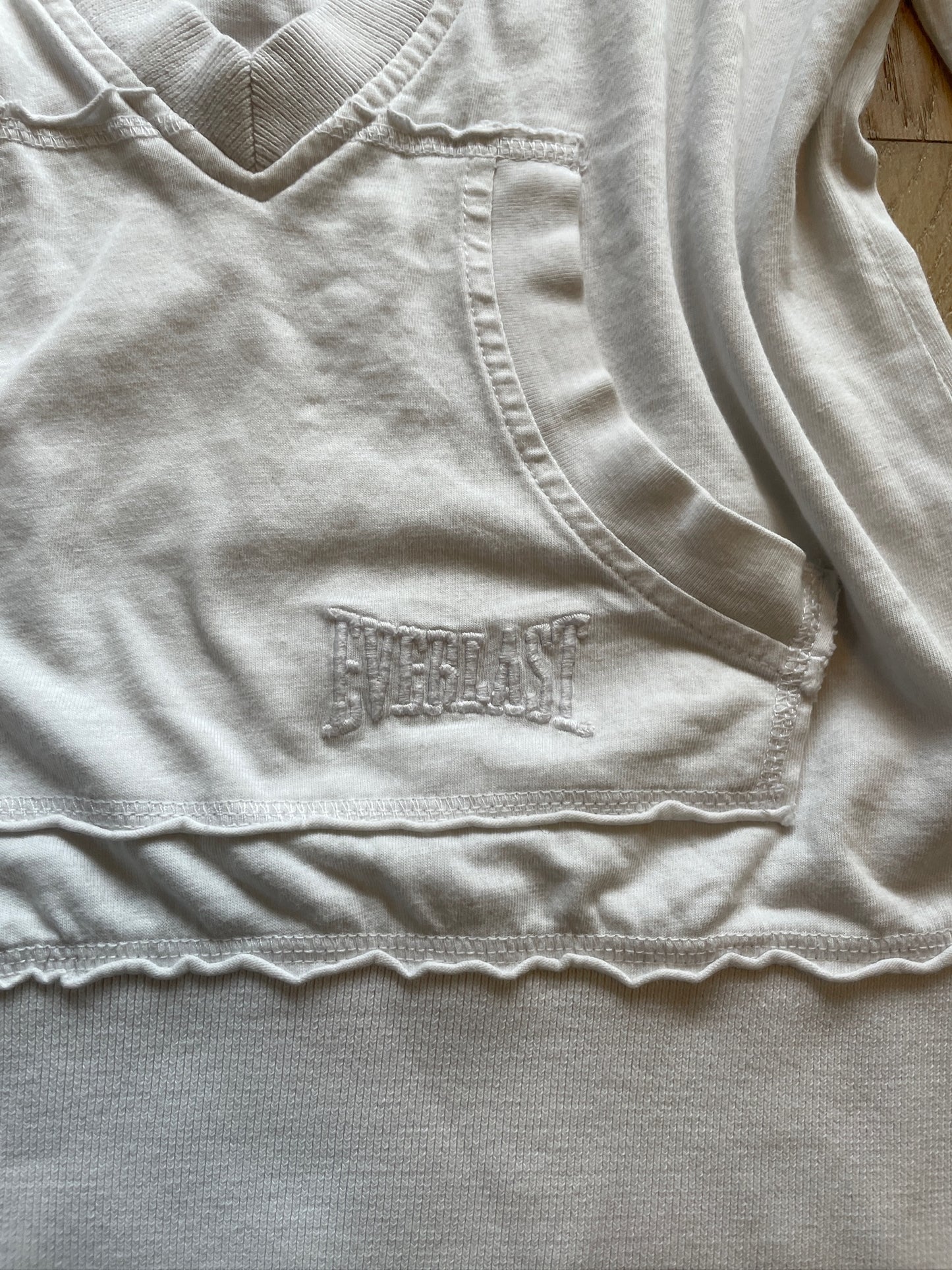 Vintage Everlast Deep Neck Hoodie