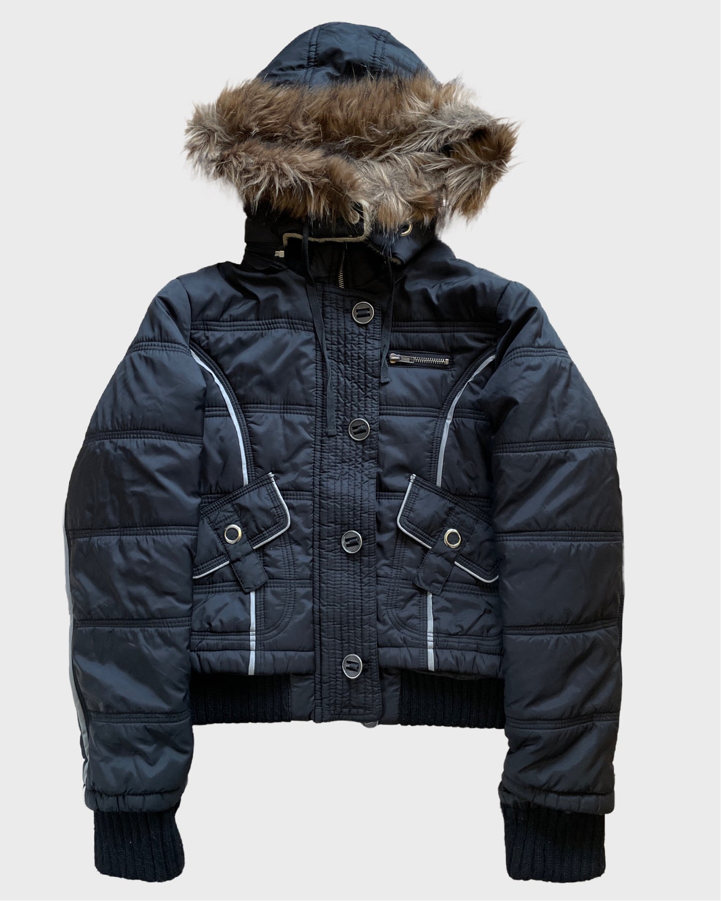 Vintage Fur Puffer Jacket